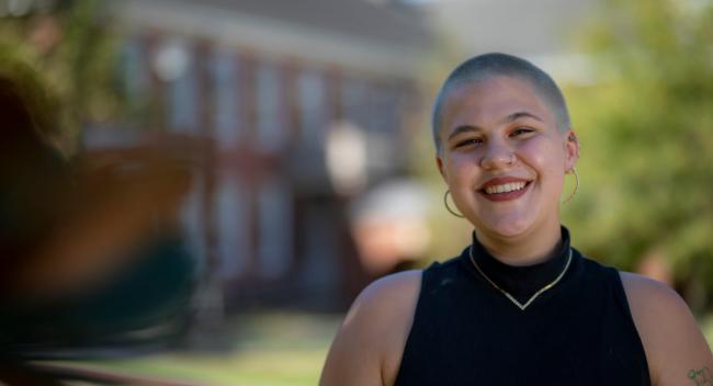 University of Louisiana at Lafayette student Abigail Ray is earning a sociology major and a gender and sexuality studies minor.