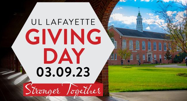Stronger together: UL Lafayette’s Giving Day returns Thursday, March 9